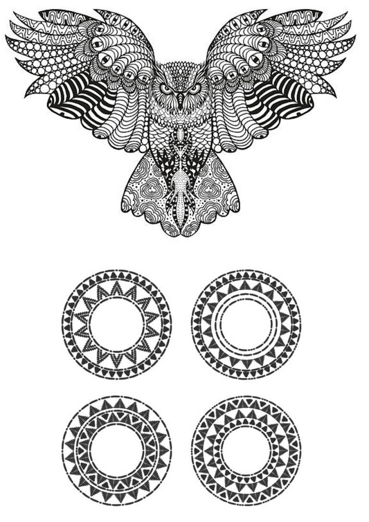 Mandala Tattoo Design - Back and Chest Pack