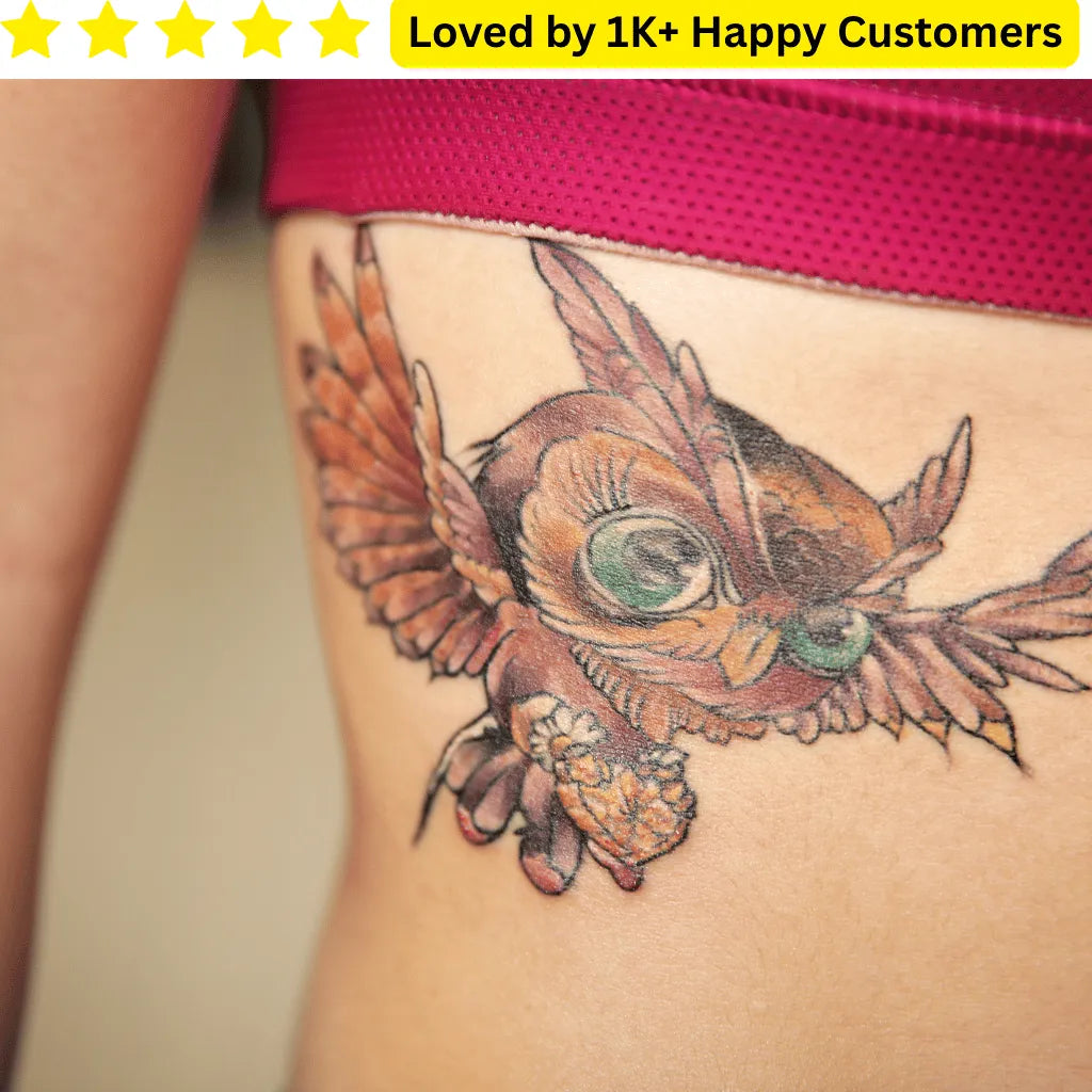 Custom Owl Tattoos – Meaningful, Safe &amp; Stylish - TeMaRo™