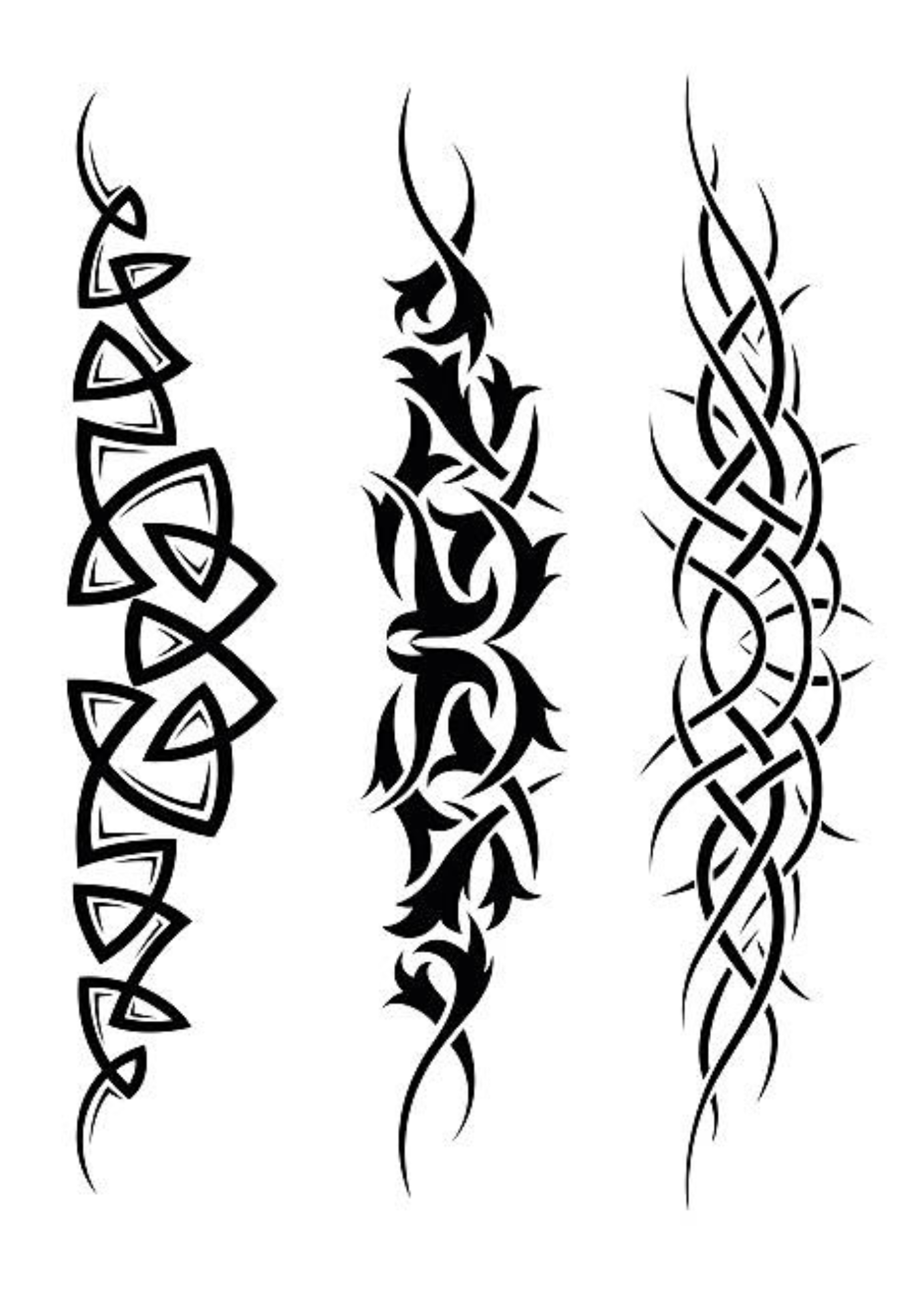 Tribal Pec Tattoo Designs