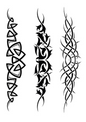 Tribal Pec Tattoo Designs