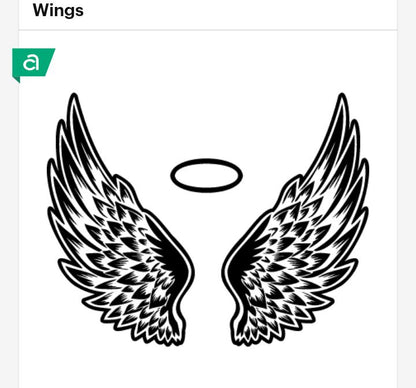Tattoo Sticker Wings