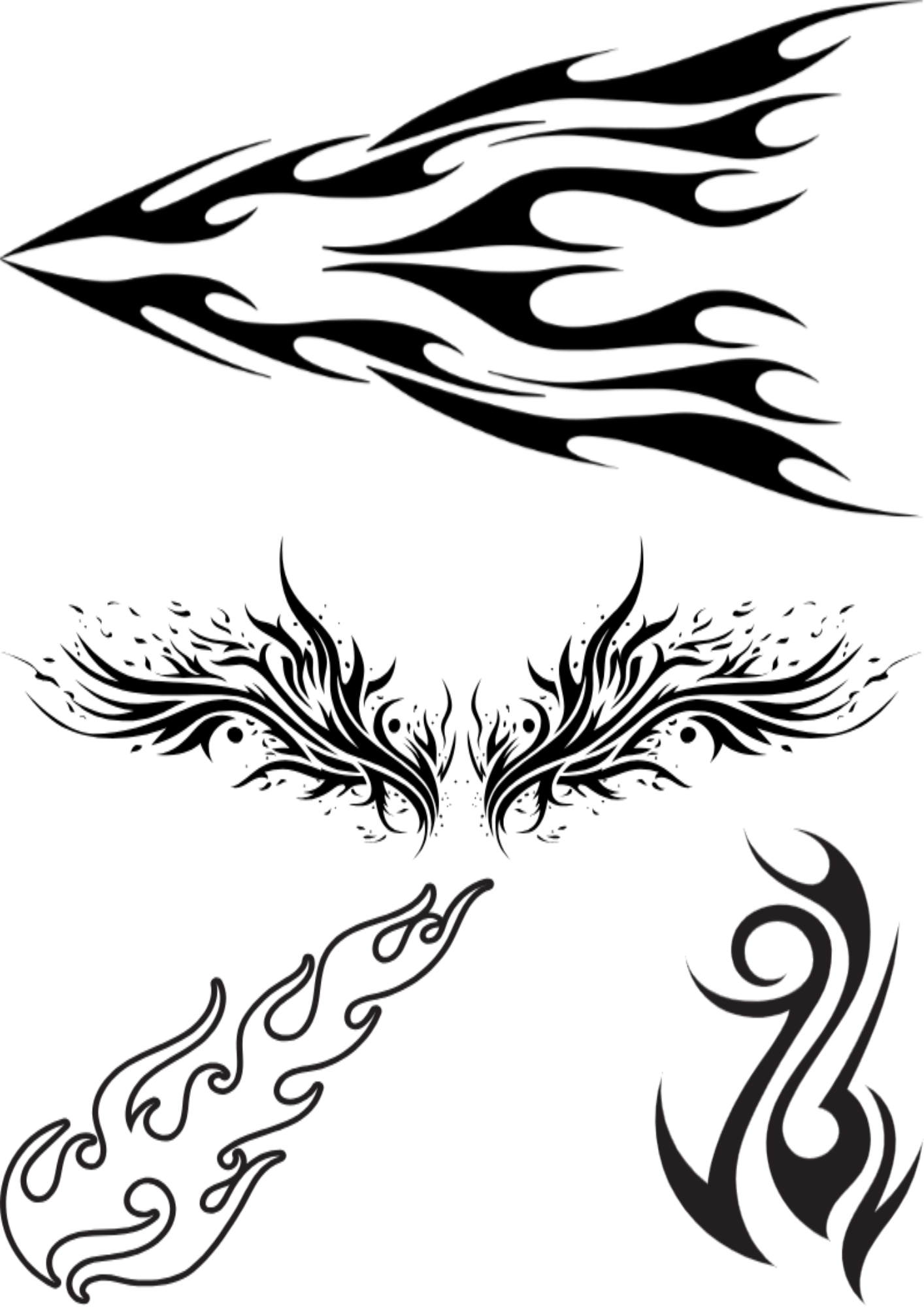 Semi Permanent Tribal Tattoos for Sale