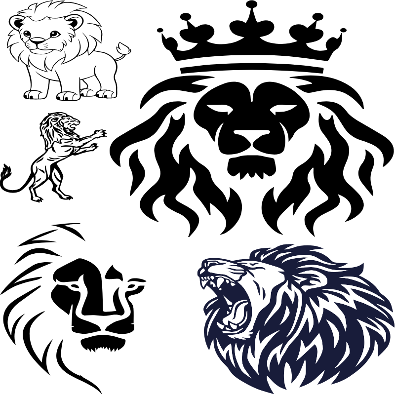 Tattoo Sticker DIY Lion