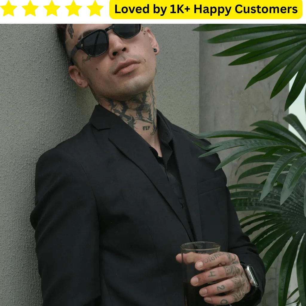 Custom Tattoo Rose Black – Safe & Stylish - TeMaRo™