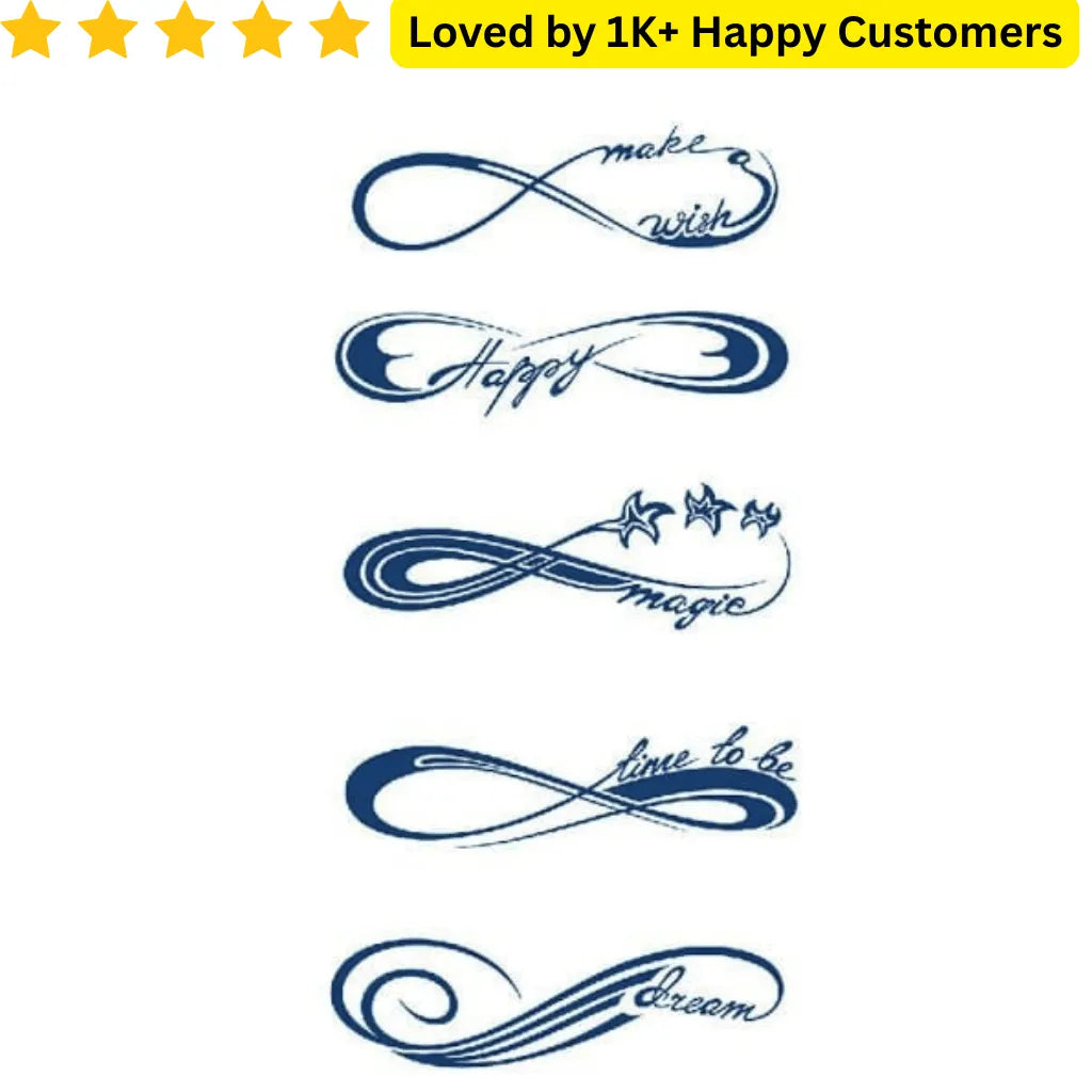 Infinity Tattoo Temporary – Custom &Skin-Safe