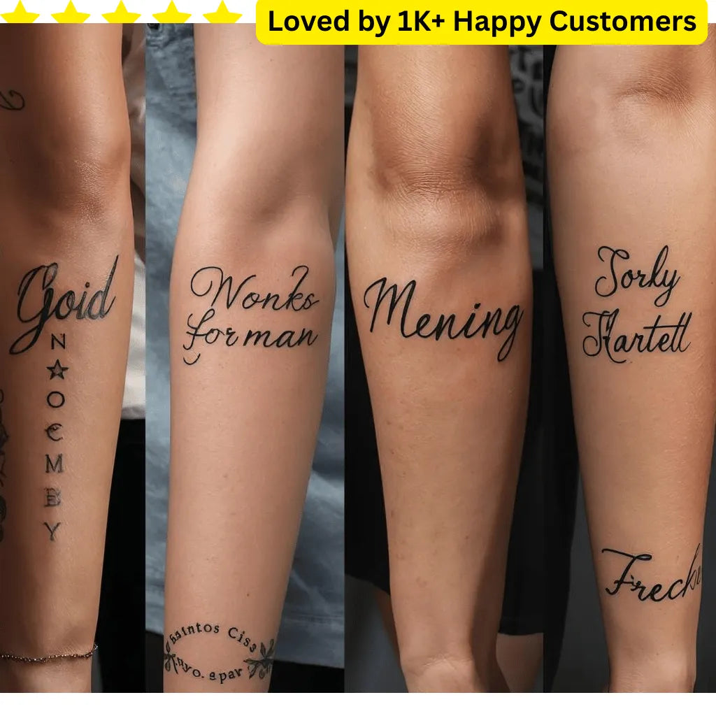 Get Custom Temporary Tattoos Cape Town – Safe & Fun - TeMaRo™