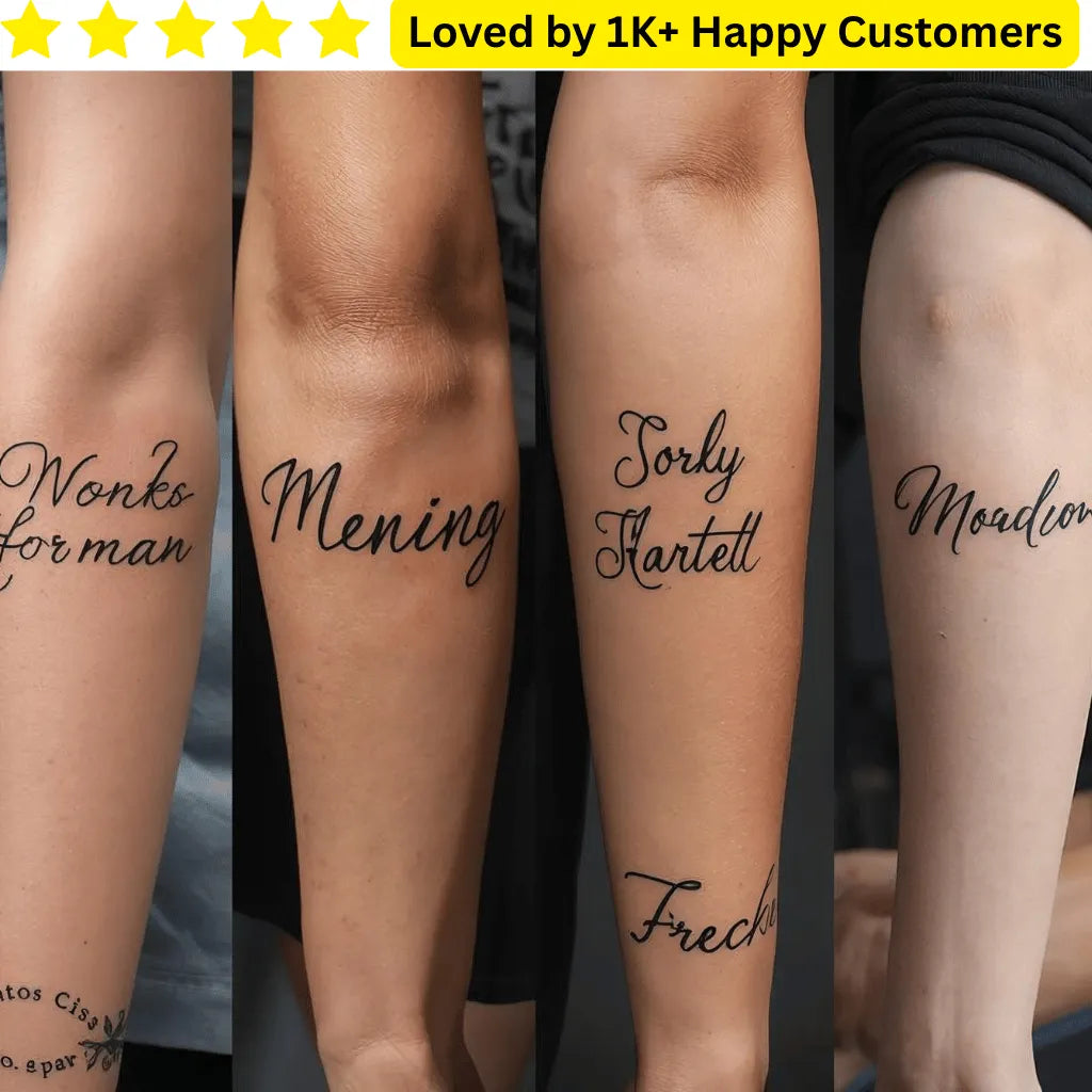 Flaunt Style with Custom Temporary Tattoos in Johannesburg