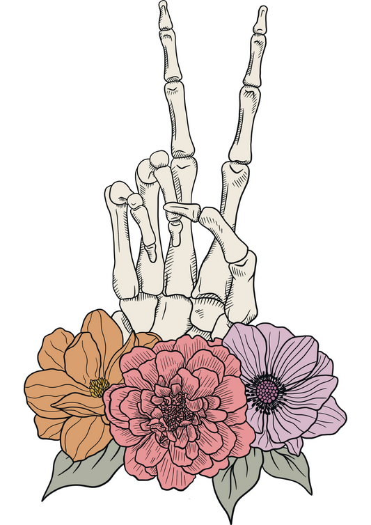 Flash Tattoos Skeleton Hand