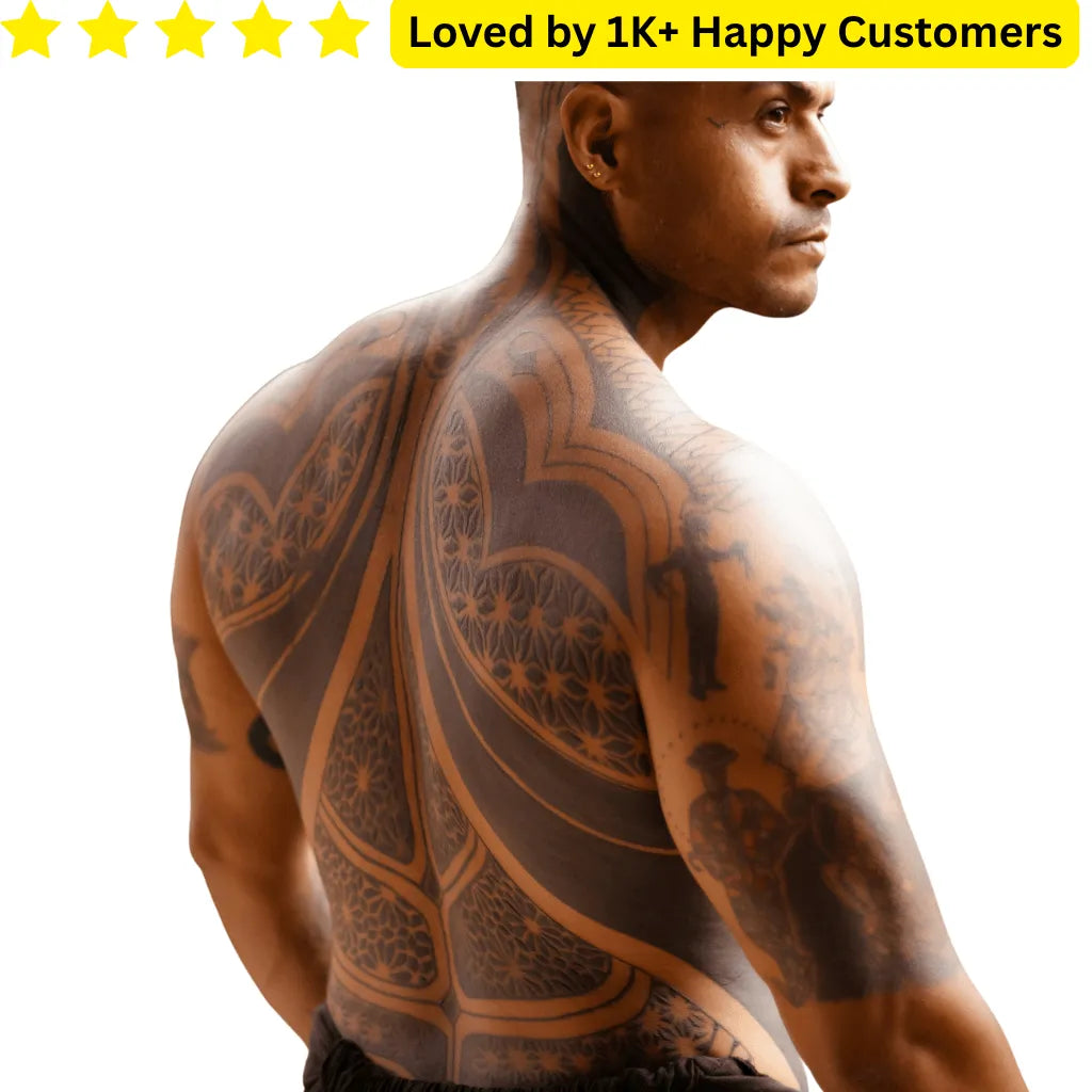 Tattoos at the Back – Stylish & Custom Temporary - TeMaRo™