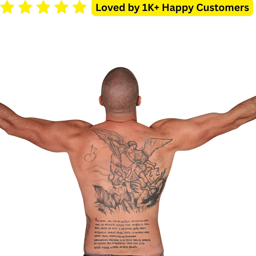 Tattoos at the Back – Stylish & Custom Temporary - TeMaRo™