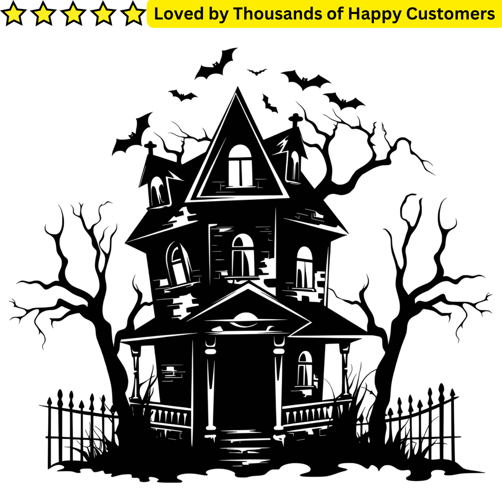 Haunted House Tattoo