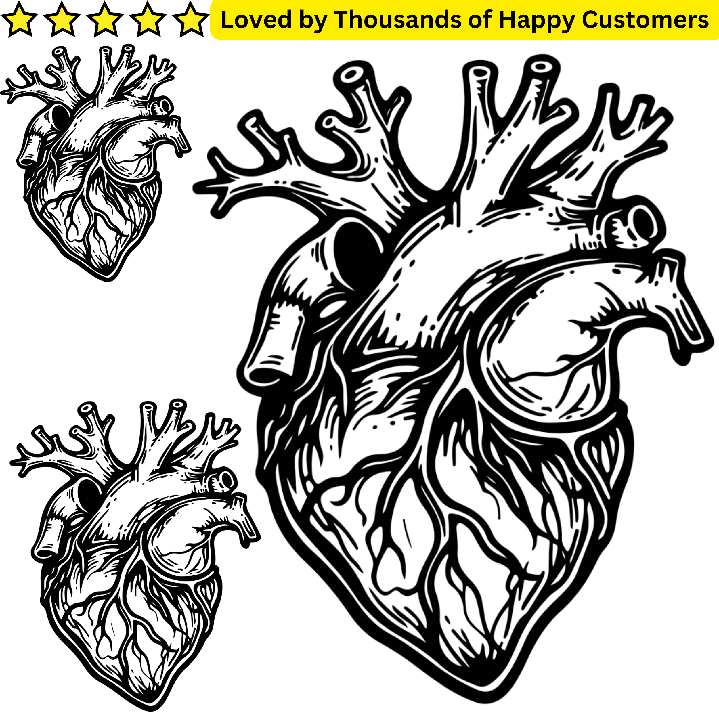 Anatomical Heart Tattoo