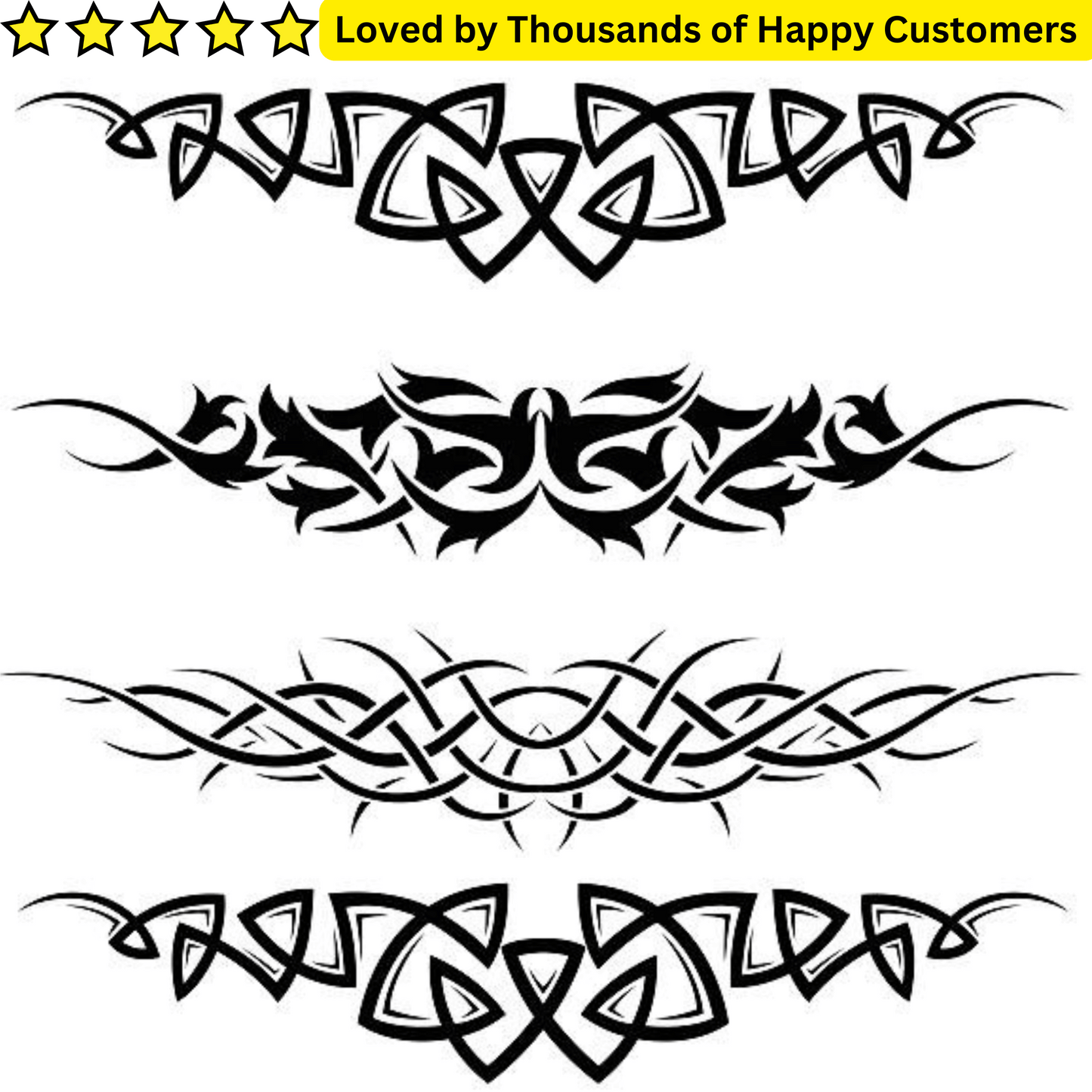 Tribal Pec Tattoo Designs