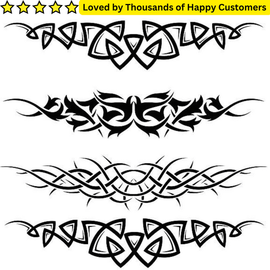 Tribal Pec Tattoo Designs