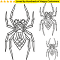 Spider Temporary Tattoos Stickers Sleeves