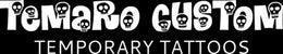 TeMaRo custom temporary tattoos logo December 2025