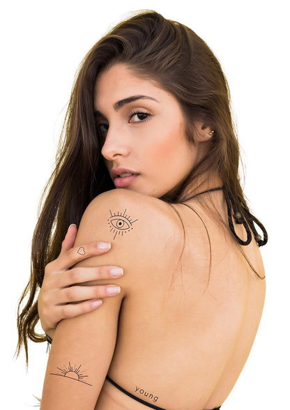 Females Temporary Tattoo Sheets