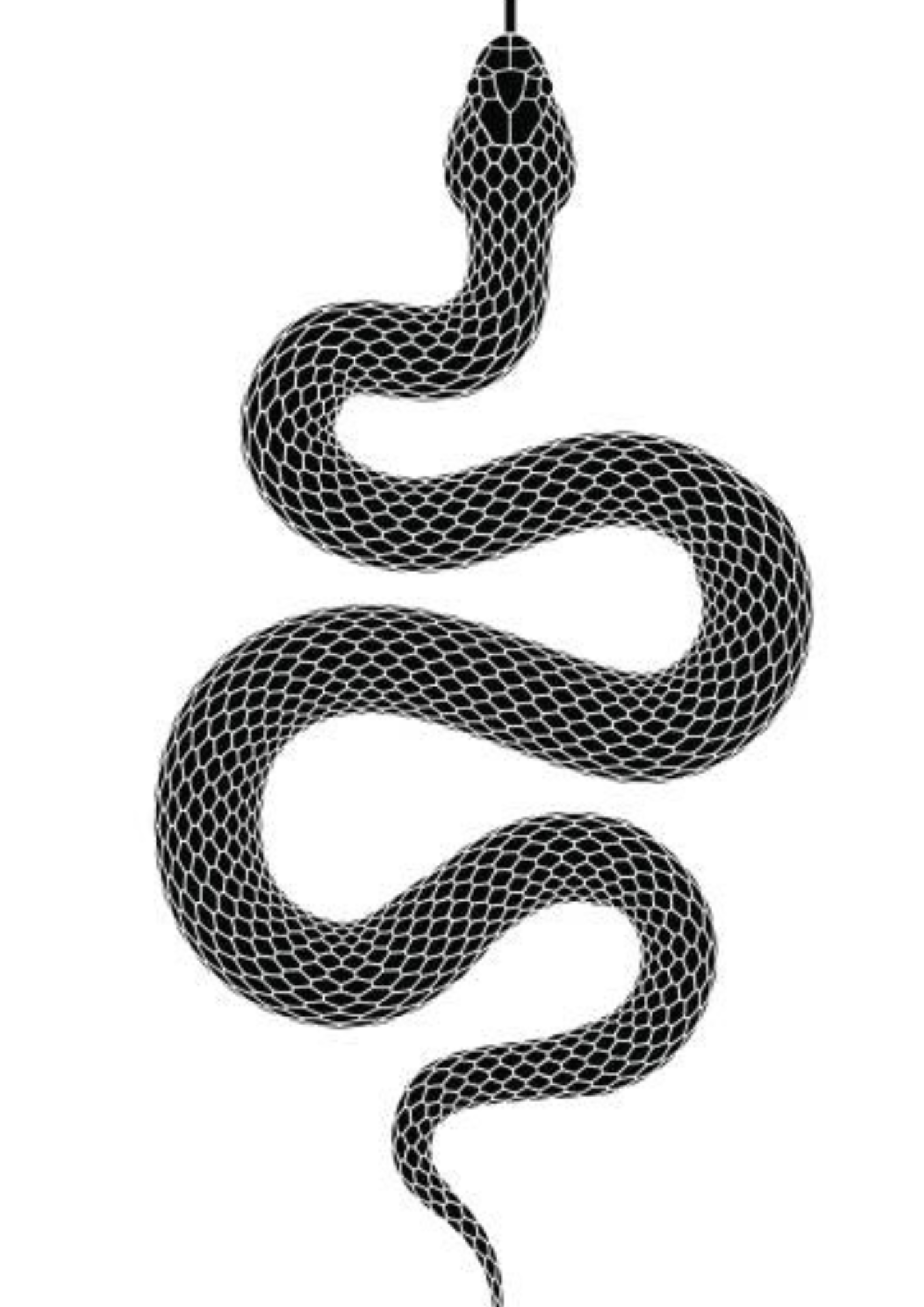 Tribal Tattoo Design - Snake