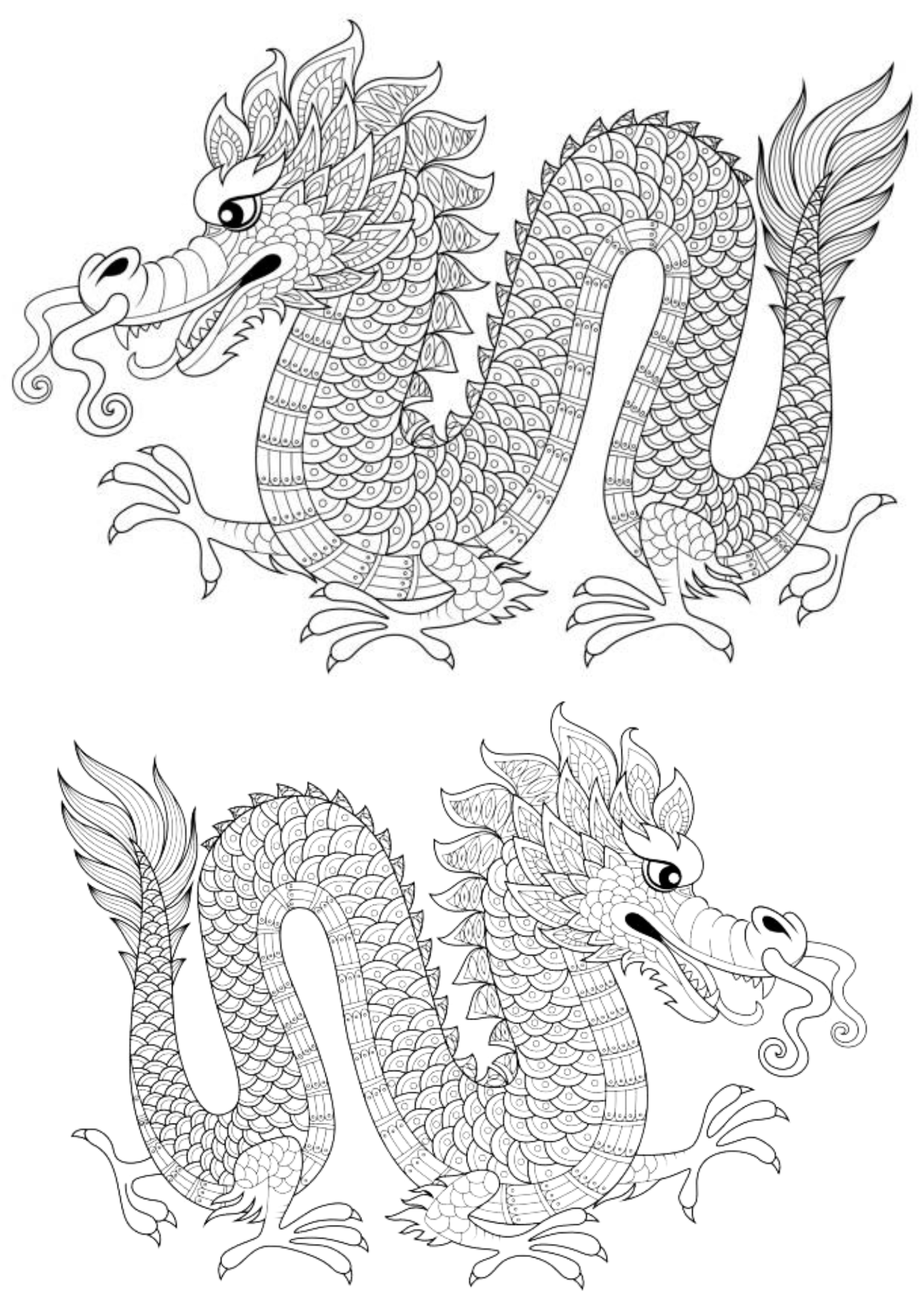 Dragon Tattoo Patterns