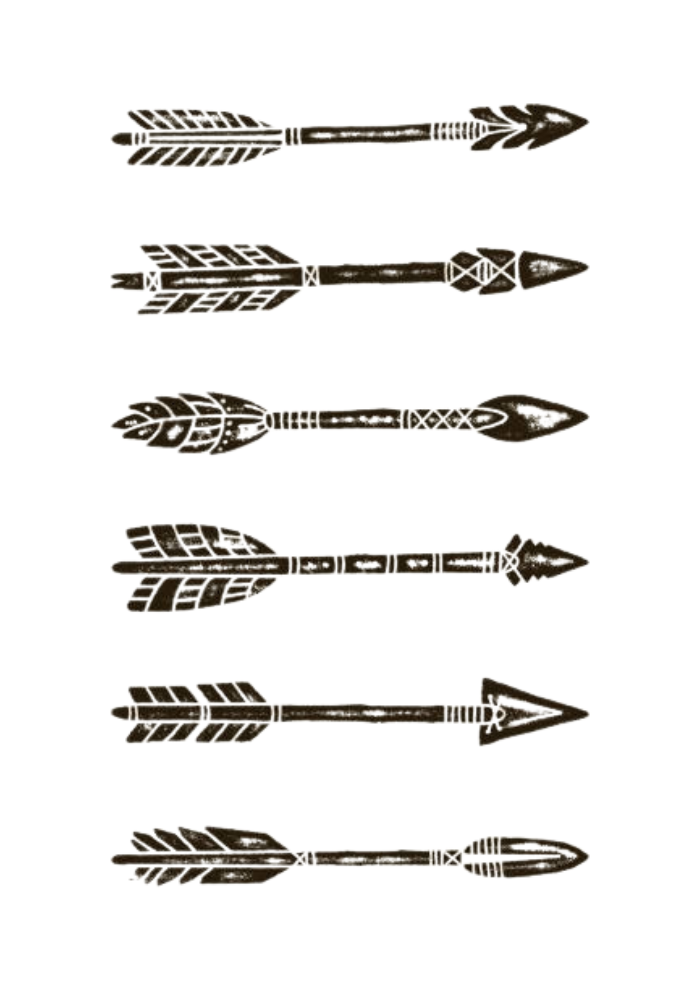 Calf Tattoos for Men - Arrows Pack