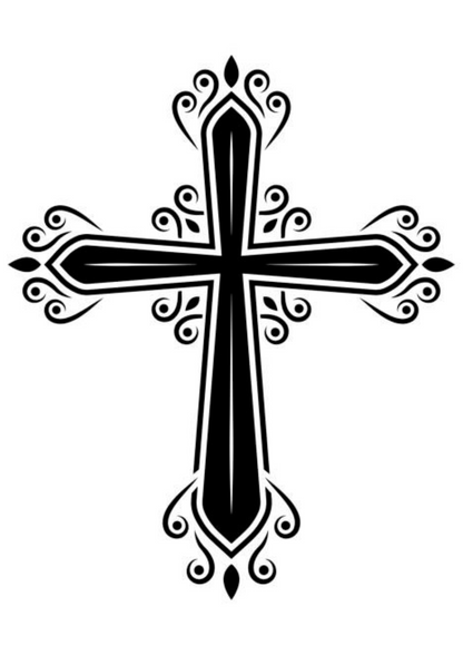 Small Tattoo Designs for Men - Cross