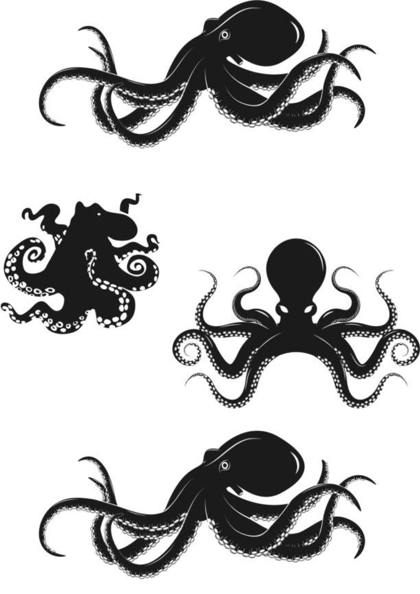 Side Chest Tattoo Female - Octopus