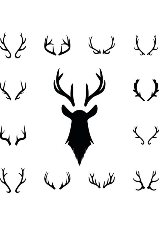 Deer Horns Tattoo Ideas