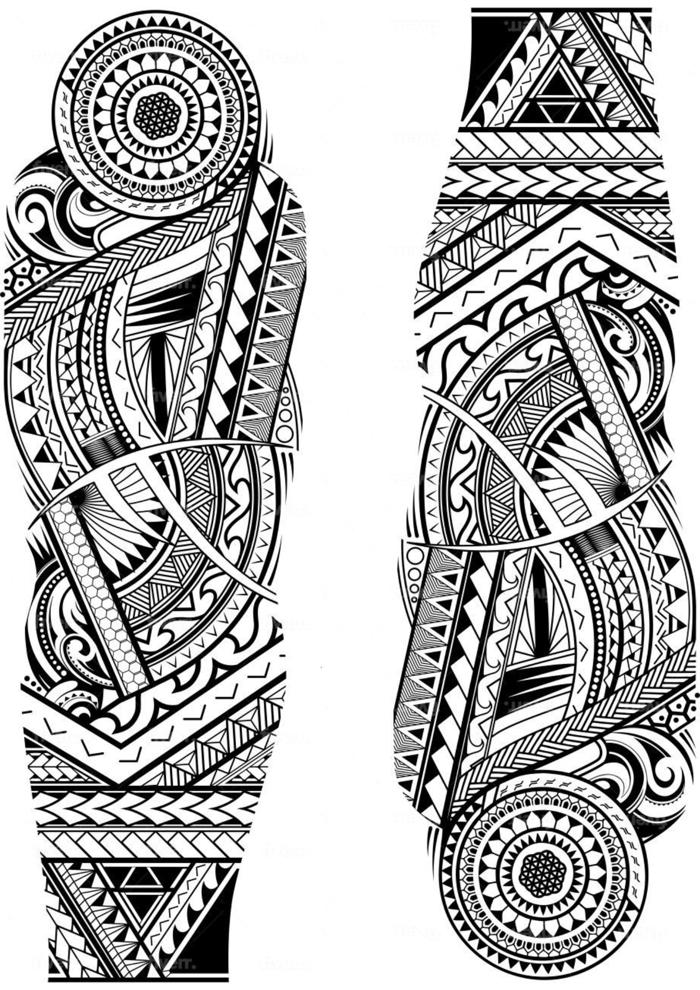 Tribal Tattoo for Legs