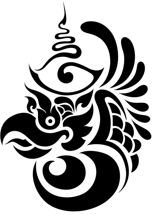 Unalome Garuda Tattoo