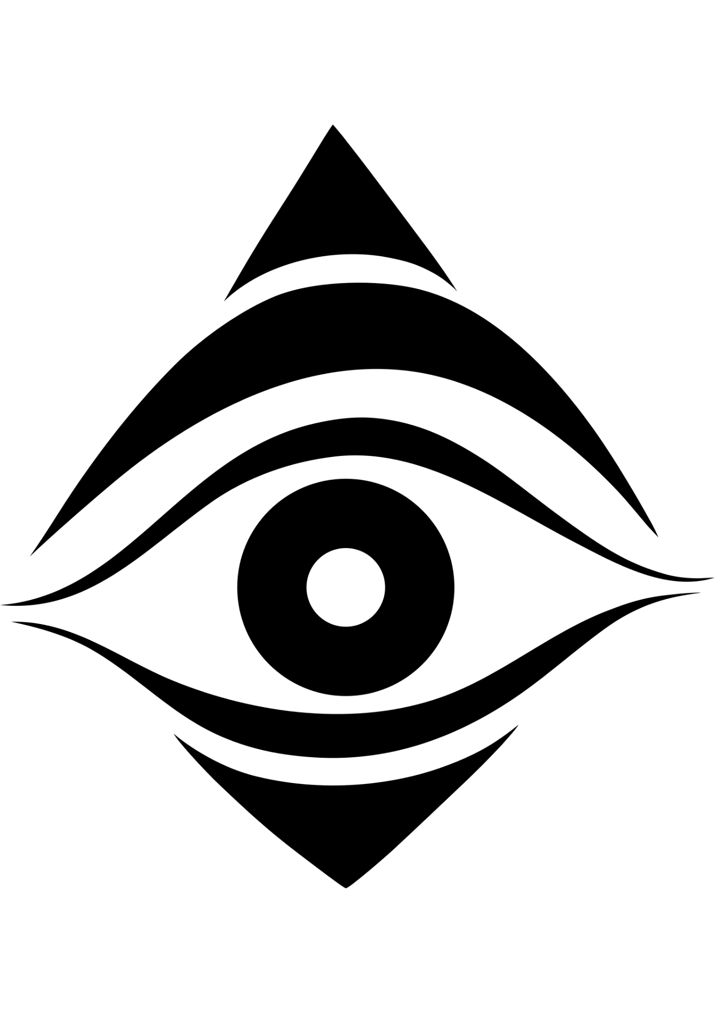 Temp Unalome Third Eye Tattoo