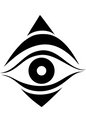 Temp Unalome Third Eye Tattoo