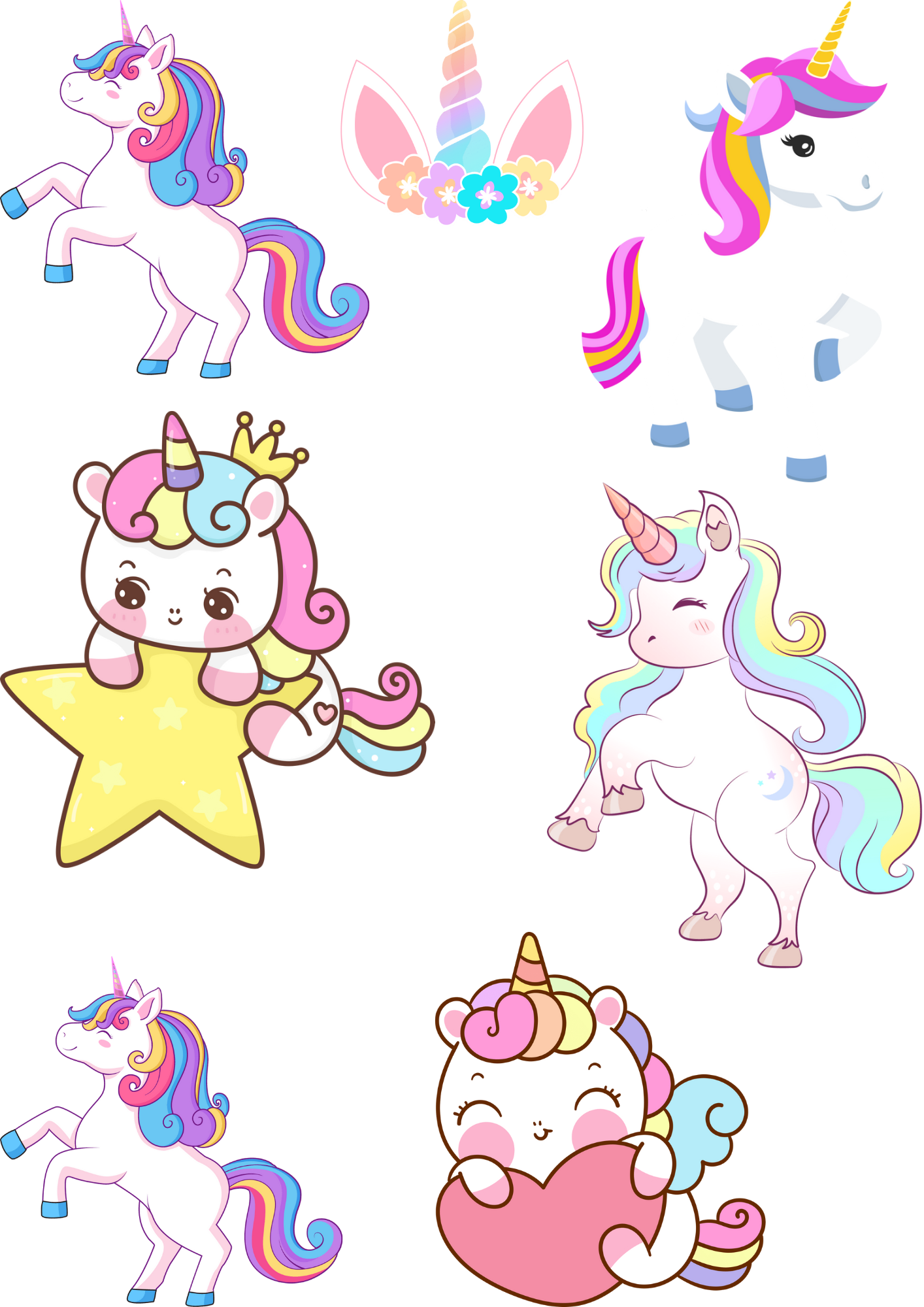 Unicorn Kids Tattoos Cost for Pack