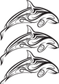 Sleeve Tattoos Ideas for Guys - Dolphin Trio