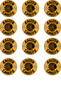 Fake Tattoo for Face - Kaizer Chiefs FC