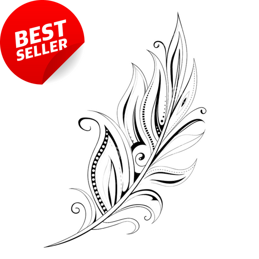 Temporary Feather Tattoos Small