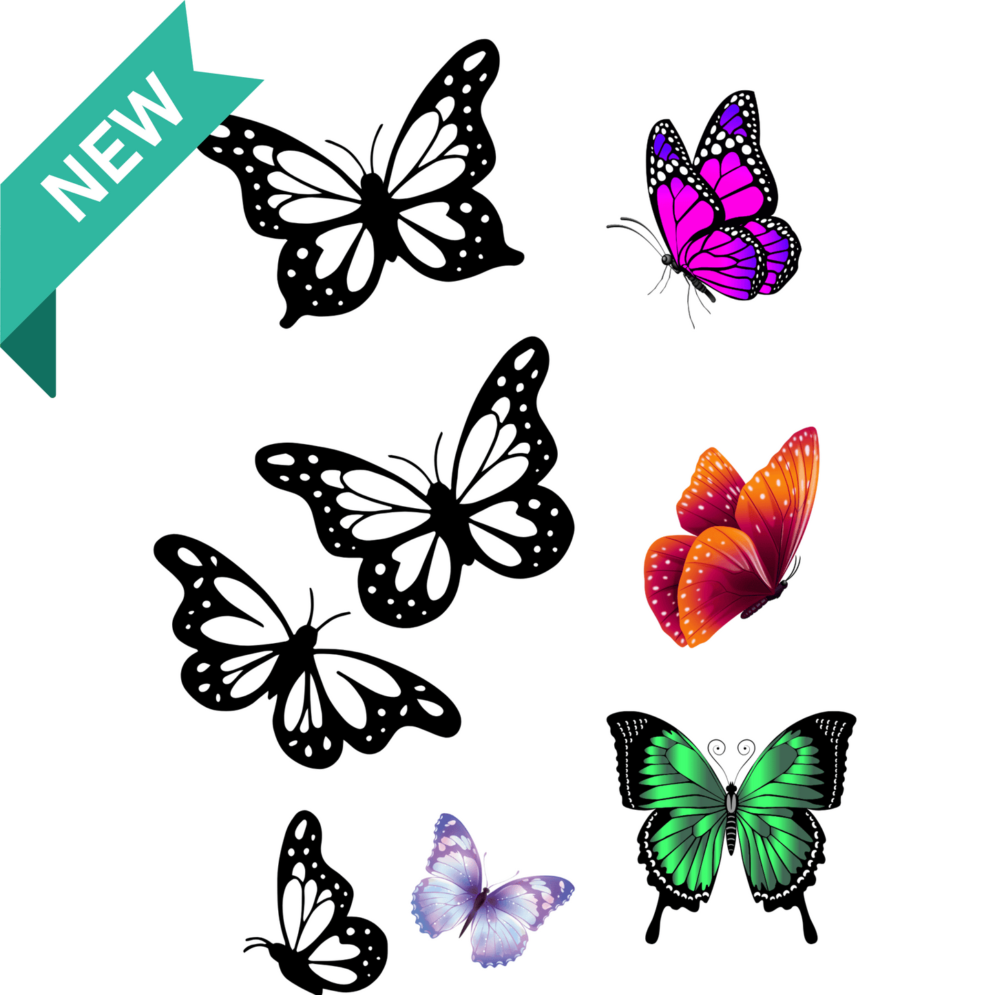 Butterfly Tattoo Stickers