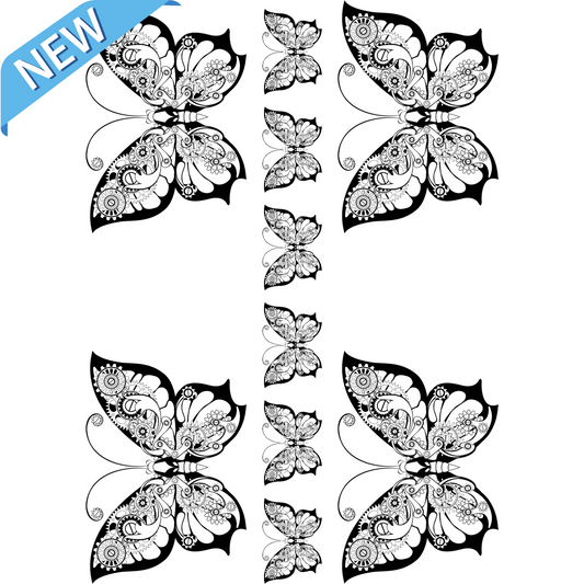 Semi Permanent Tattoos Butterfly