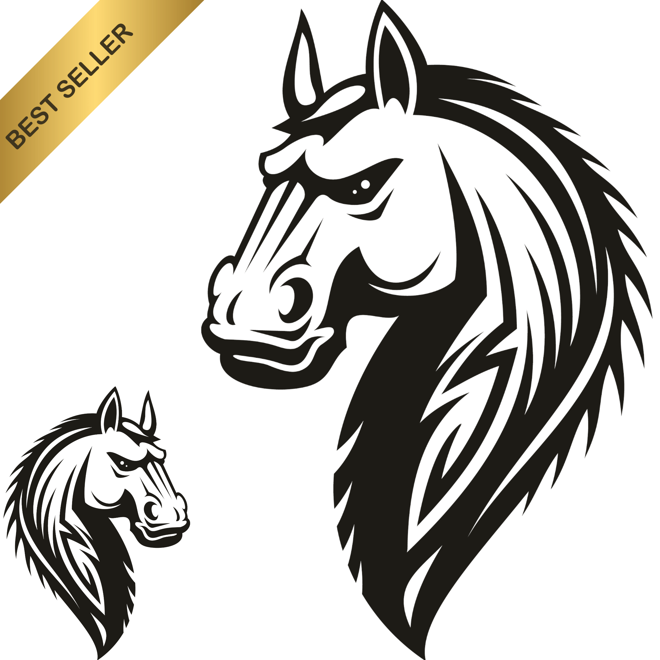 Horse Tattoo Tribal