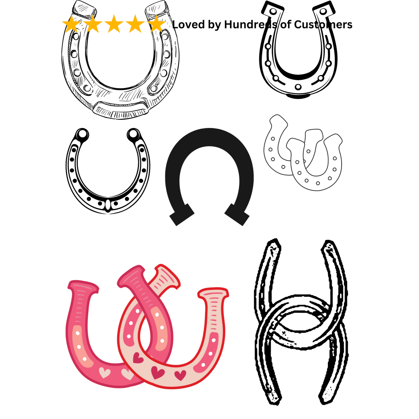 Non Permanent Horseshoe Tattoo