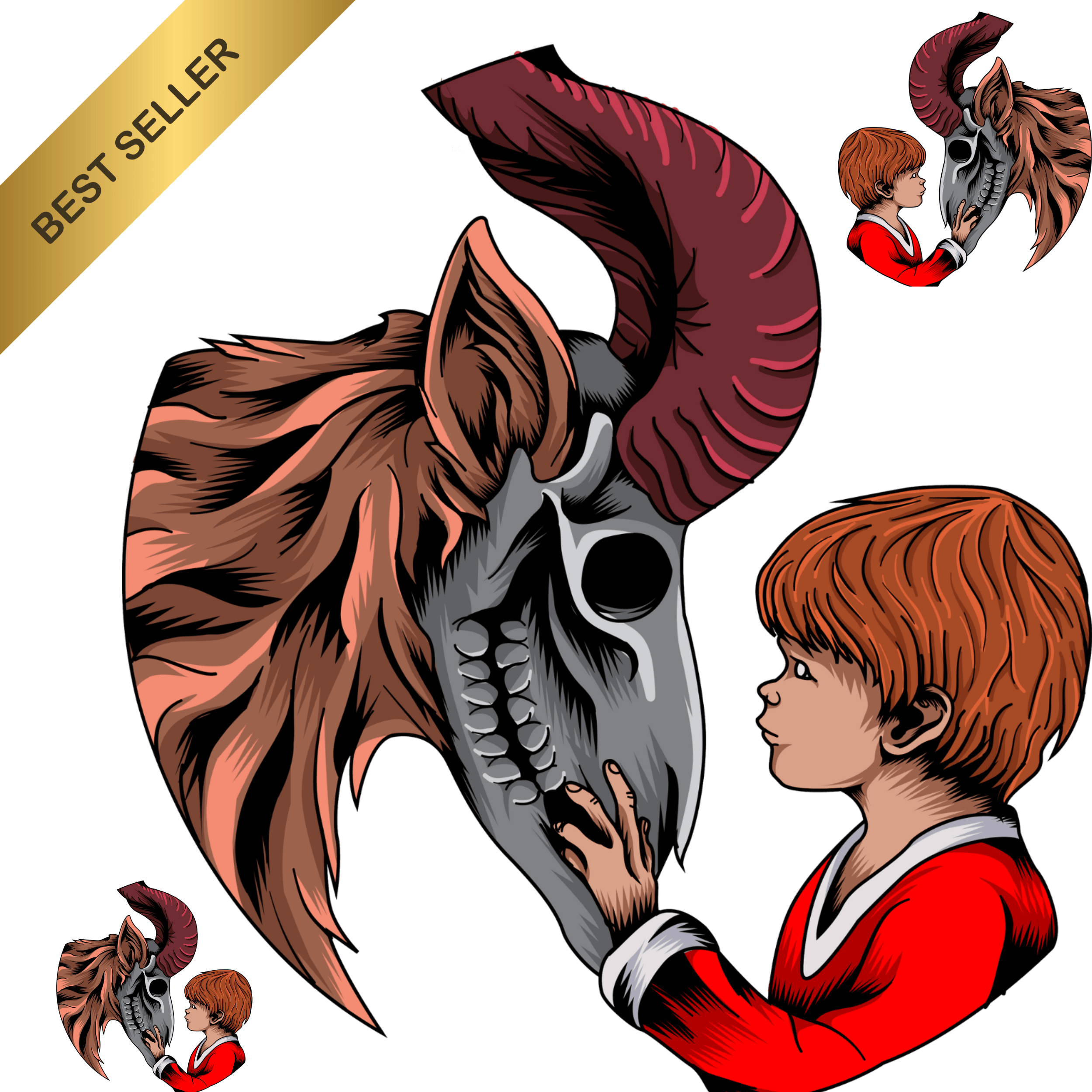 Fake Tattoo Baphomet