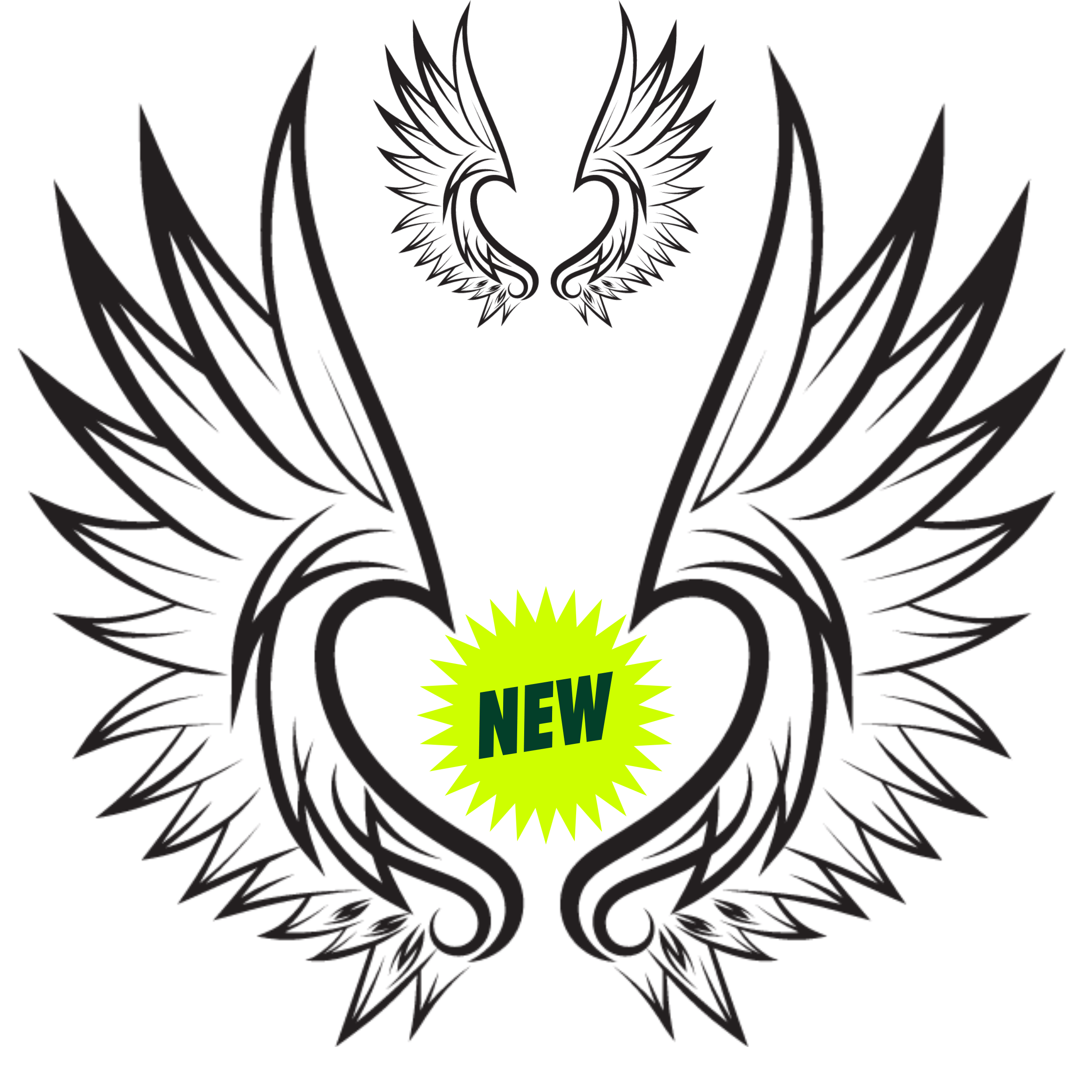 Wing Tattoos for Guys on Chest