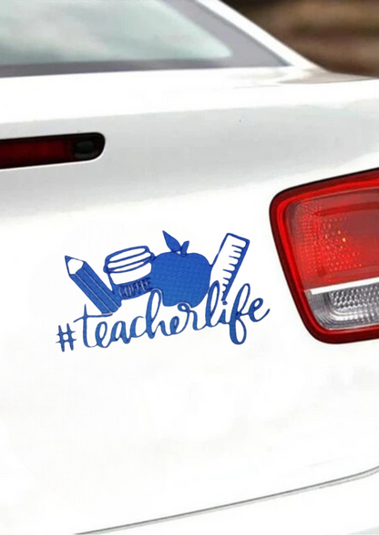 Car Stickers Cape Town - Teacher Life Decal