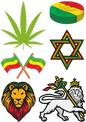 Rastafari Temporary Tattoo