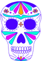 Mexican Skull Tattoos Simple