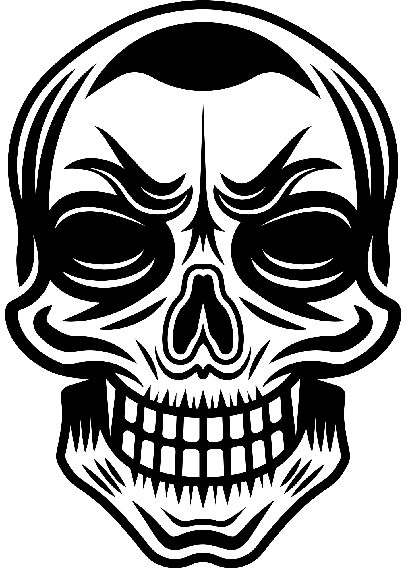 Fake Tattoo Skull Small