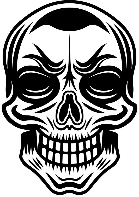 Fake Tattoo Skull Small