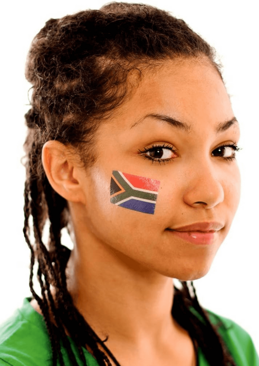 27 X South African Flag Tattoos