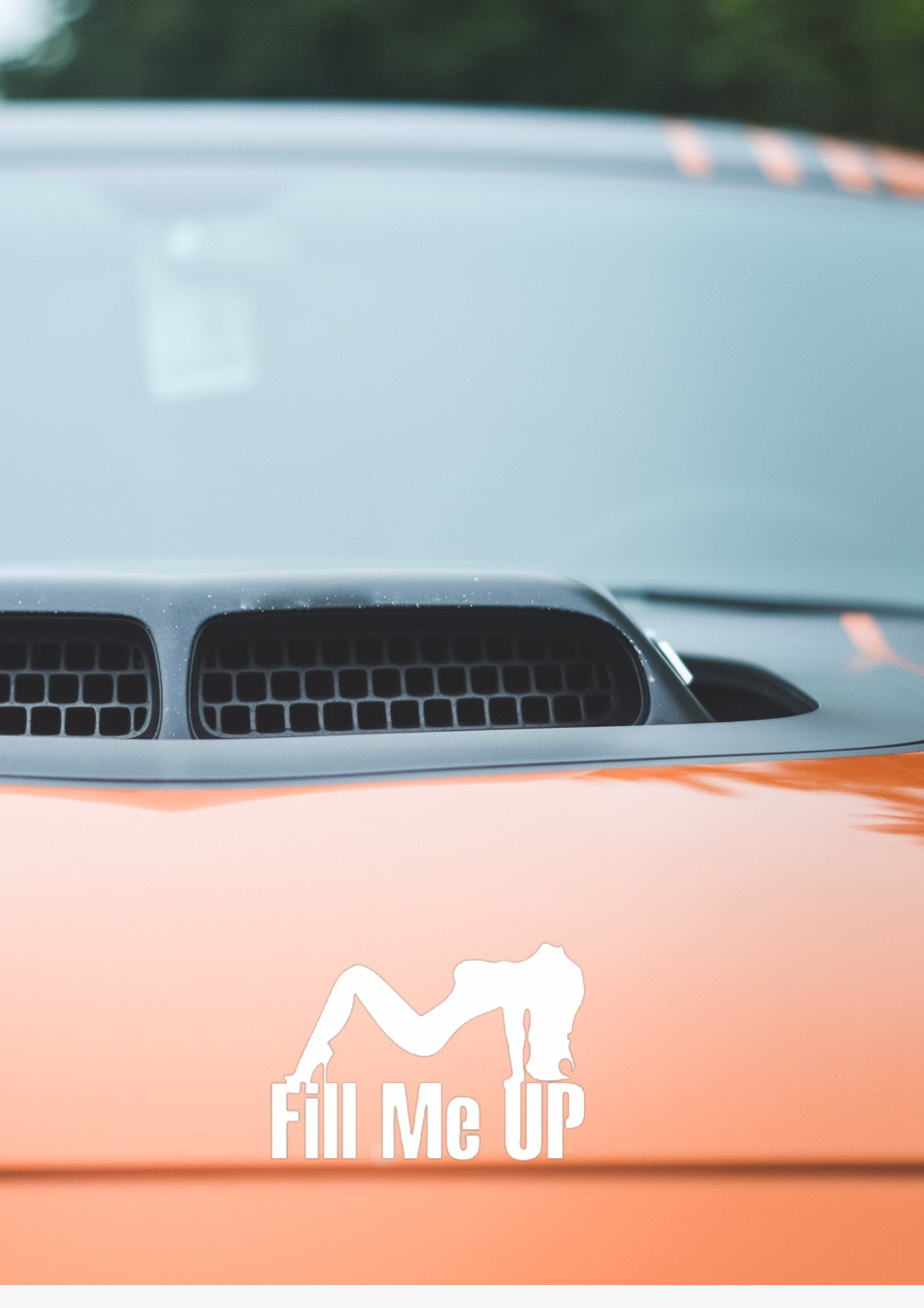 Car Sticker - Fill Me Up Decal