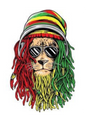 Temporary Reggae Inspired Tattoos Lion