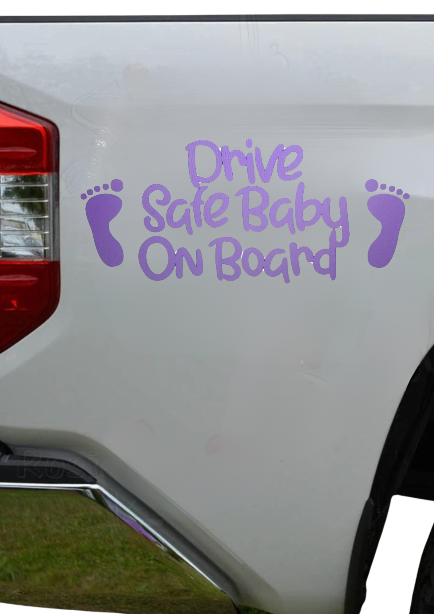 Drive Safe Baby On Board  - Vehicle Decal (24.49X11.43cm)